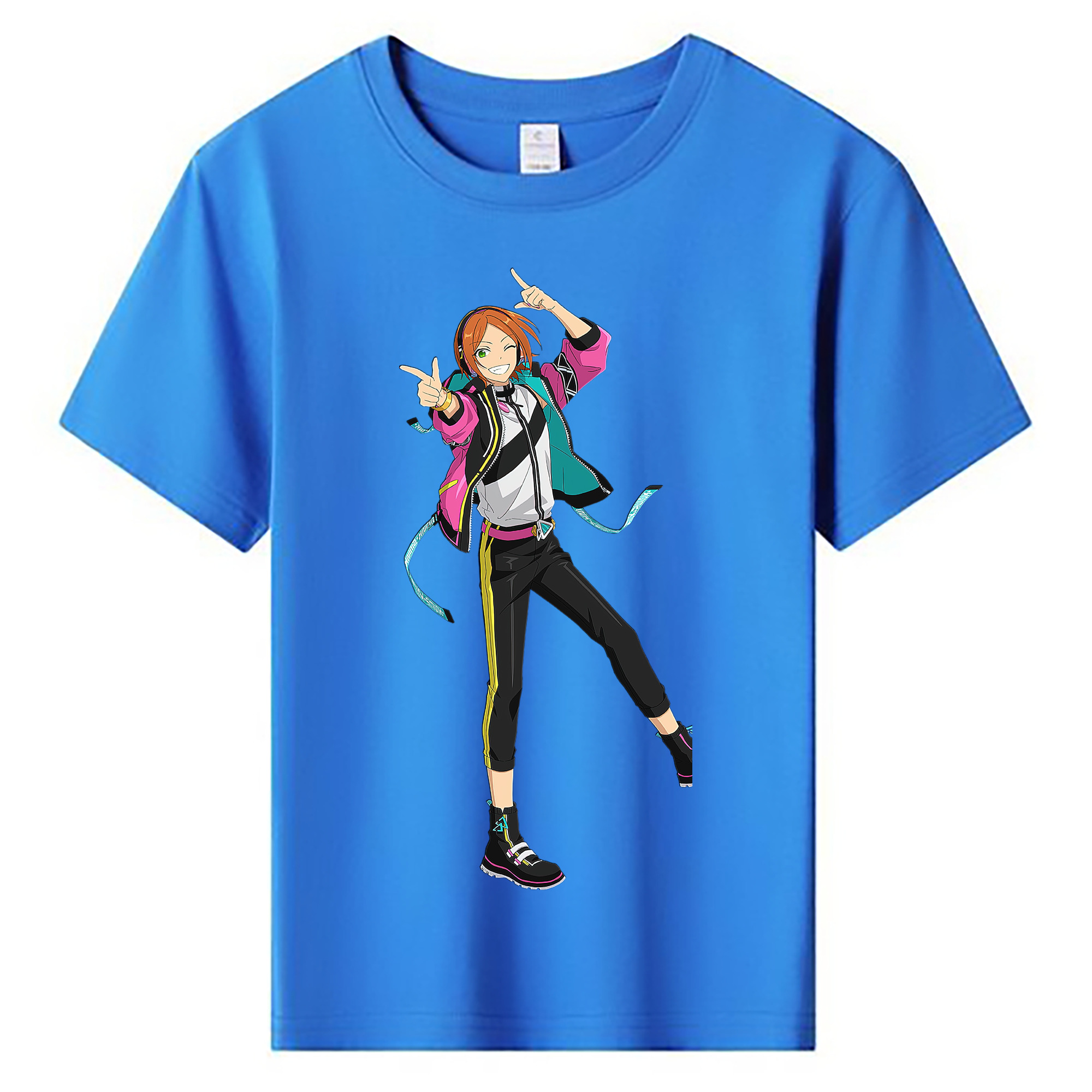 あんさんぶるスターズ! Ensemble Stars 綿100％キッズTシャツ（フロントプリント）